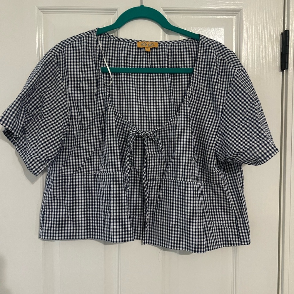 NWT Verge Girl Gingham Set